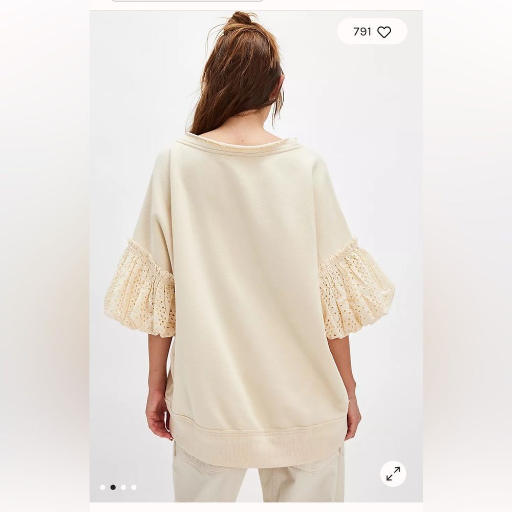 Free People Doily Sweatshirt - Picture 4 of 8